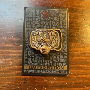Hard Rock Cafe Limited Edition 2024 Gold-tone Western Buckle